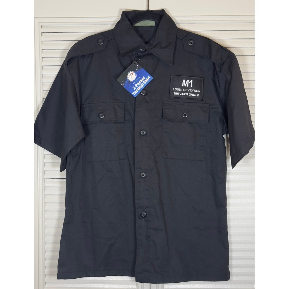 Rothco‎ Tactical 2 Pocket M1 Loss Prevention Security Button Down Shirt Size L